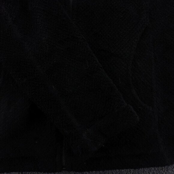 Patagonia Adult Women Jacket Black Full Zip Fuzzy XS Snap Pocket Long Sleeve - Picture 9 of 11